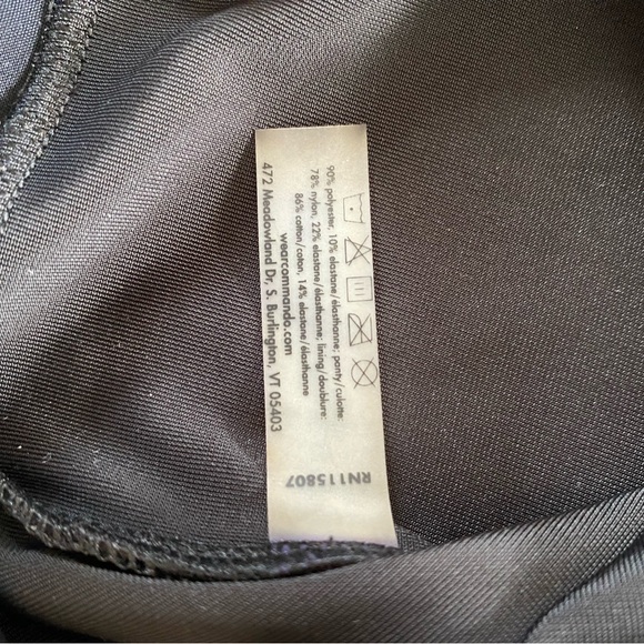 Commando Velvet Sleeveless Mock Neck Bodysuit - Picture 5 of 8